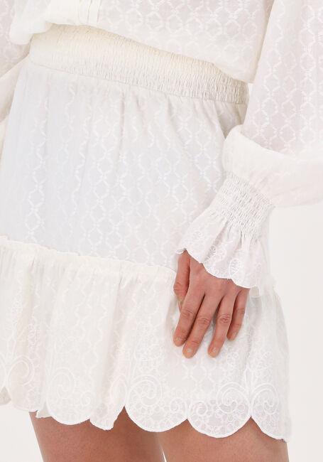 Weiße ALIX THE LABEL Minirock BRODERIE SKIRT - large