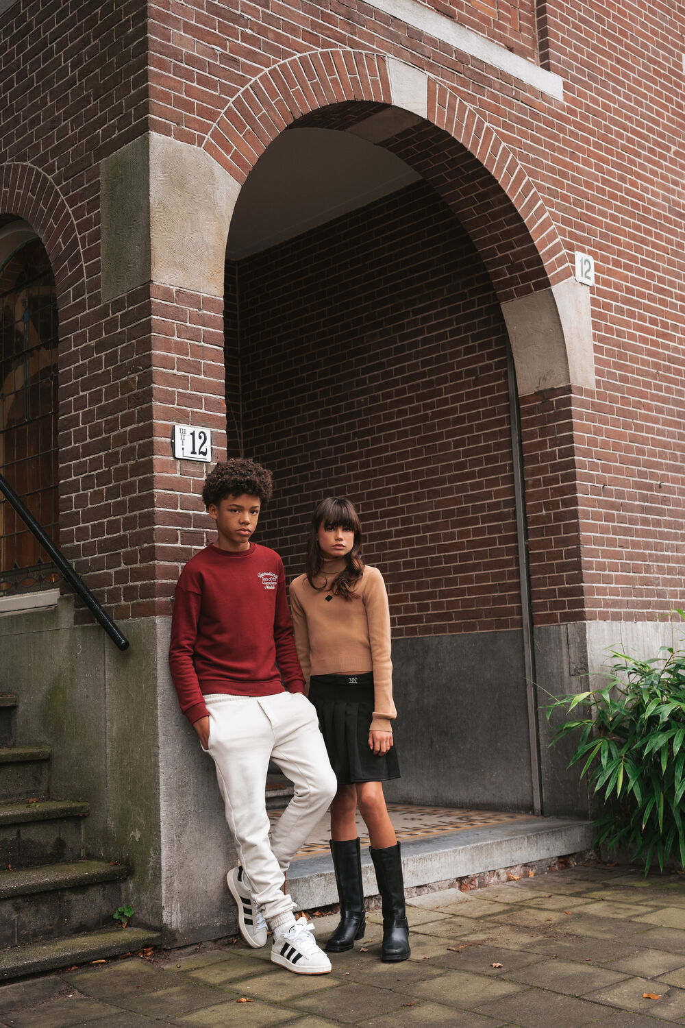 Bordeaux NIK & NIK Sweatshirt CHAMPION SWEATSHIRT - large