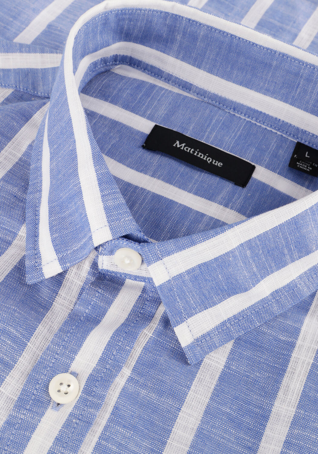 Blaue MATINIQUE Casual-Oberhemd MACHRISTALDO - large