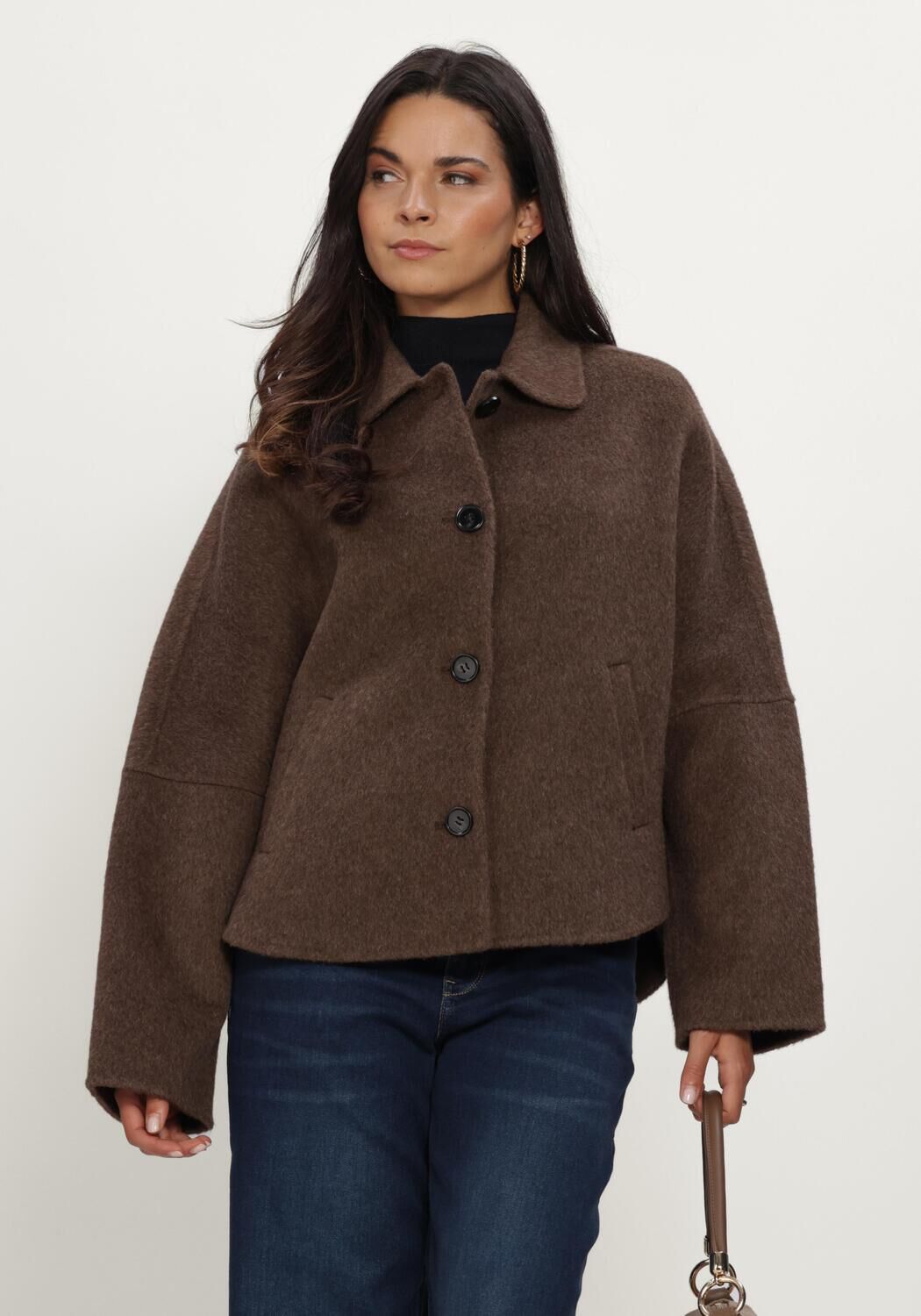 Braune KNIT-TED Jack FLYN JACKET - large