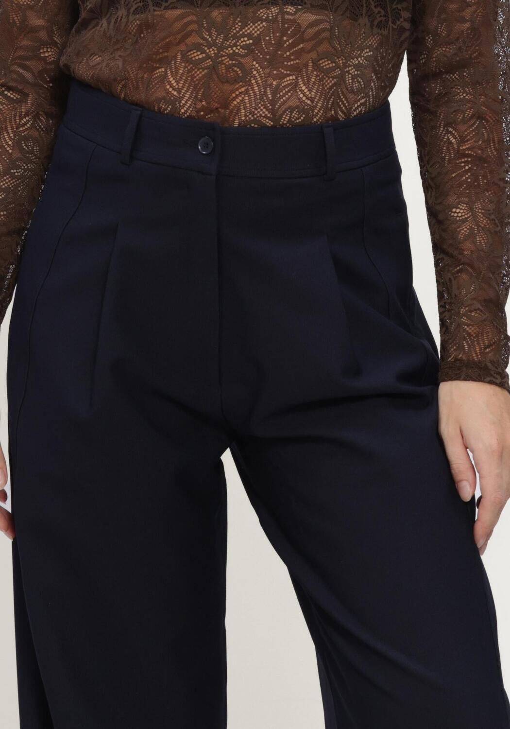 Dunkelblau AIMEE THE LABEL Hosen COLOMBIAW6 TROUSER - large