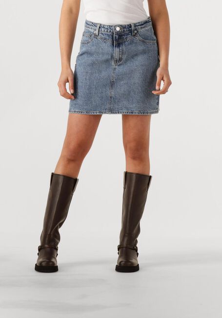 Graue Y.A.S. Minirock YASAIKO MW DENIM SKIRT - large