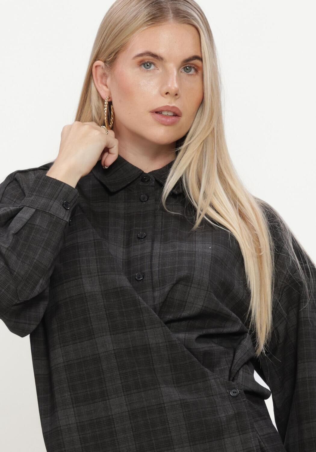 Anthrazit OBJECT Blusen OBJDIENA L/S RE SHIRT - large