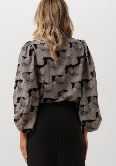 Schwarze JANSEN AMSTERDAM Blusen GF159 BLOUSE AVALON - large