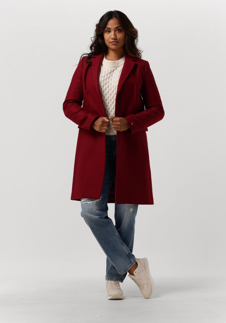 Rote TOMMY HILFIGER Mäntel WOOL BLEND CLASSIC COAT - large