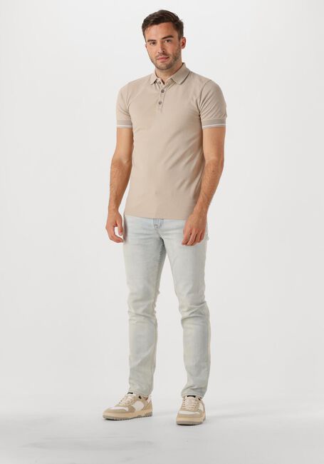 Beige GENTI Polo-Shirt POLO 3 BUTTON SS J2001-1212 - large
