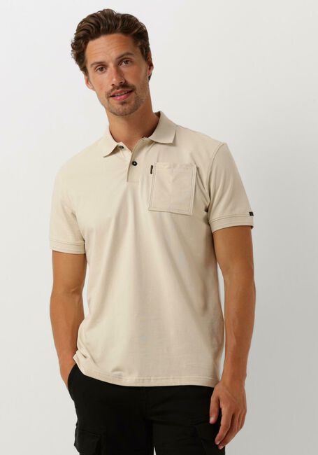 Beige PME LEGEND Polo-Shirt SHORT SLEEVE POLO STRETCH JERSEY - large