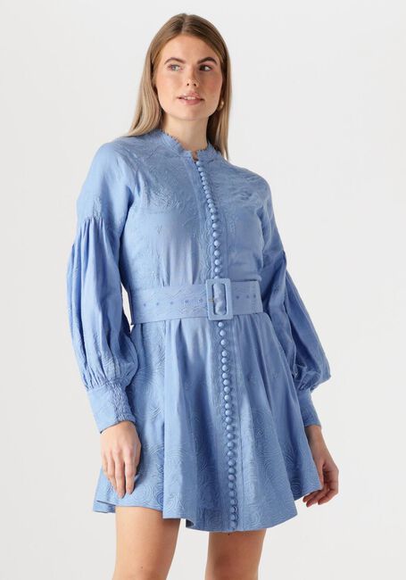 Hellblau SCARLETT POPPIES Minikleid BERITE SHORT DRESS - large