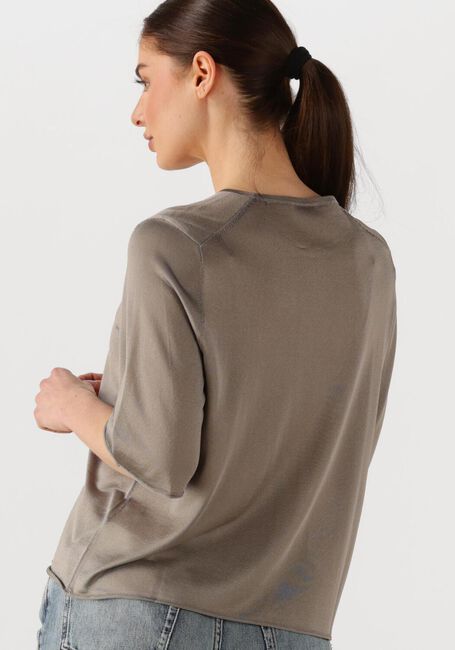 Graue DRYKORN T-shirt NISLE - large