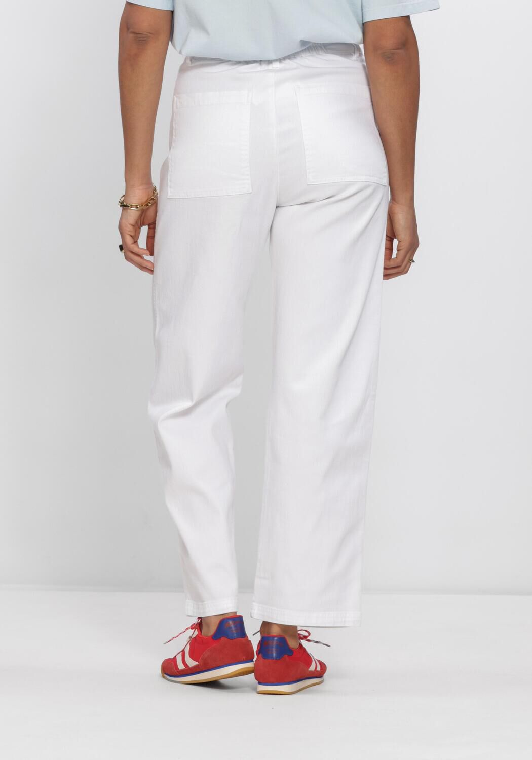 Wei&szlig;e PENN & INK Weite Hose TROUSERS - large