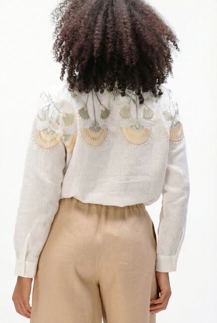 Wei&szlig;e GREEK ARCHAIC KORI Blusen S26K-2075044 - large