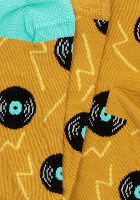 Gelbe HAPPY SOCKS Socken VINYL - large
