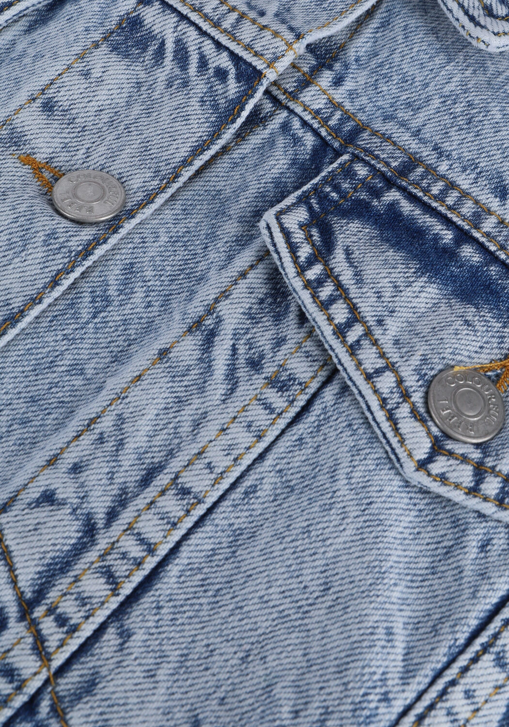 Blaue COLOURFUL REBEL Jeansjacke ADELE DENIM JACKET - large