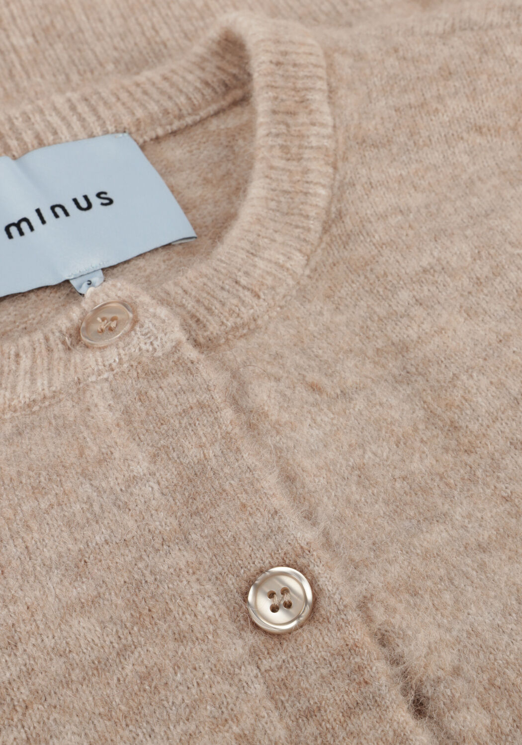 Beige MINUS Strickjacke AURELIA KNIT CARDIGAN - large