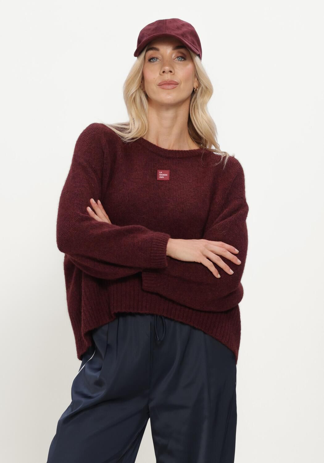 Bordeaux AMERICAN VINTAGE Pullover EAST - large