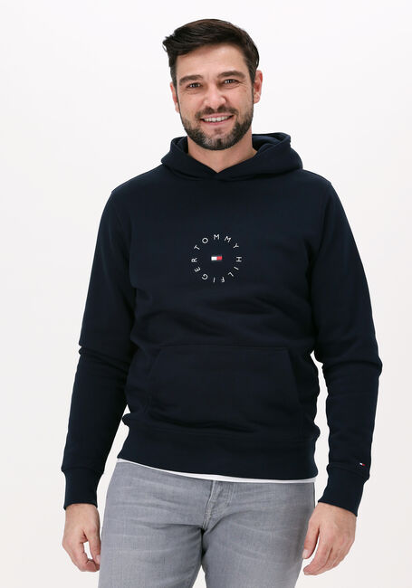 Dunkelblau TOMMY HILFIGER Sweatshirt ROUNDALL GRAPHIC HOODIE - large