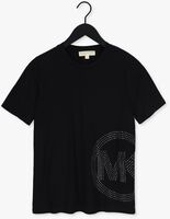 Schwarze MICHAEL KORS T-shirt STUDDED CHARM CLASSIC T