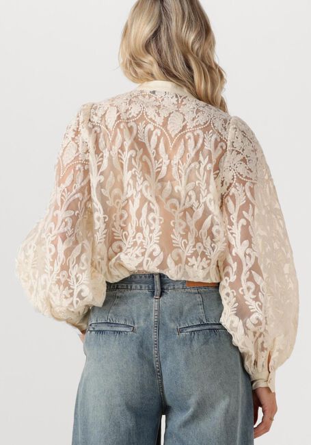Ecru SUMMUM Blusen BLOUSE FLOWERLACE - large
