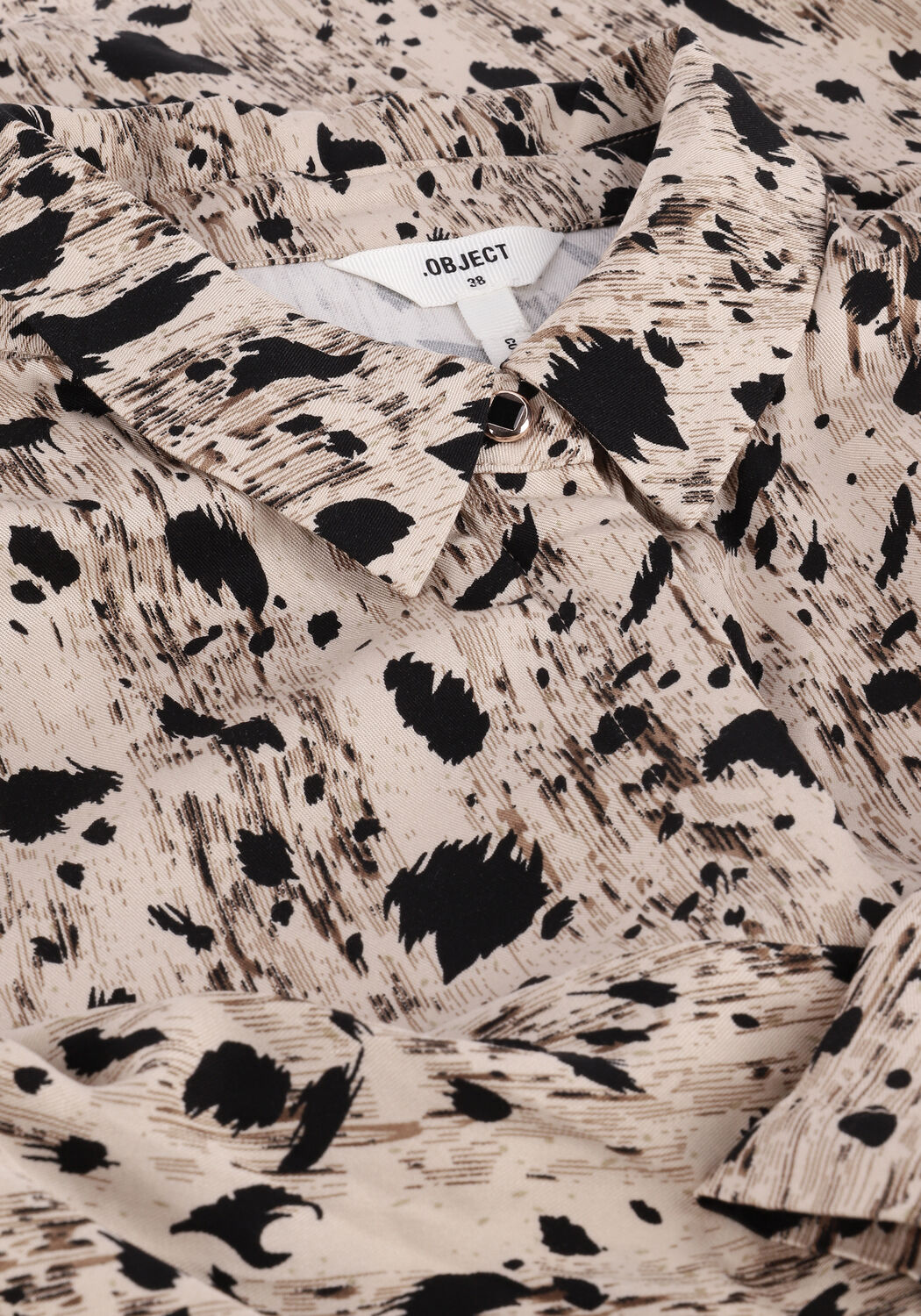 Goldfarbene OBJECT Blusen DONNA 3/4 SHIRT - large