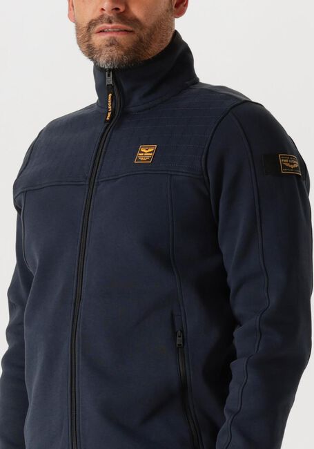 Blaue PME LEGEND Jack ZIP JACKET SPACER LOOK SWEAT - large