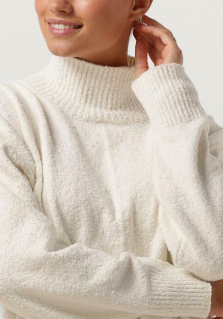 Nicht-gerade weiss CALVIN KLEIN Rollkragenpullover BOUCLE HIGH NECK SWEATER - large