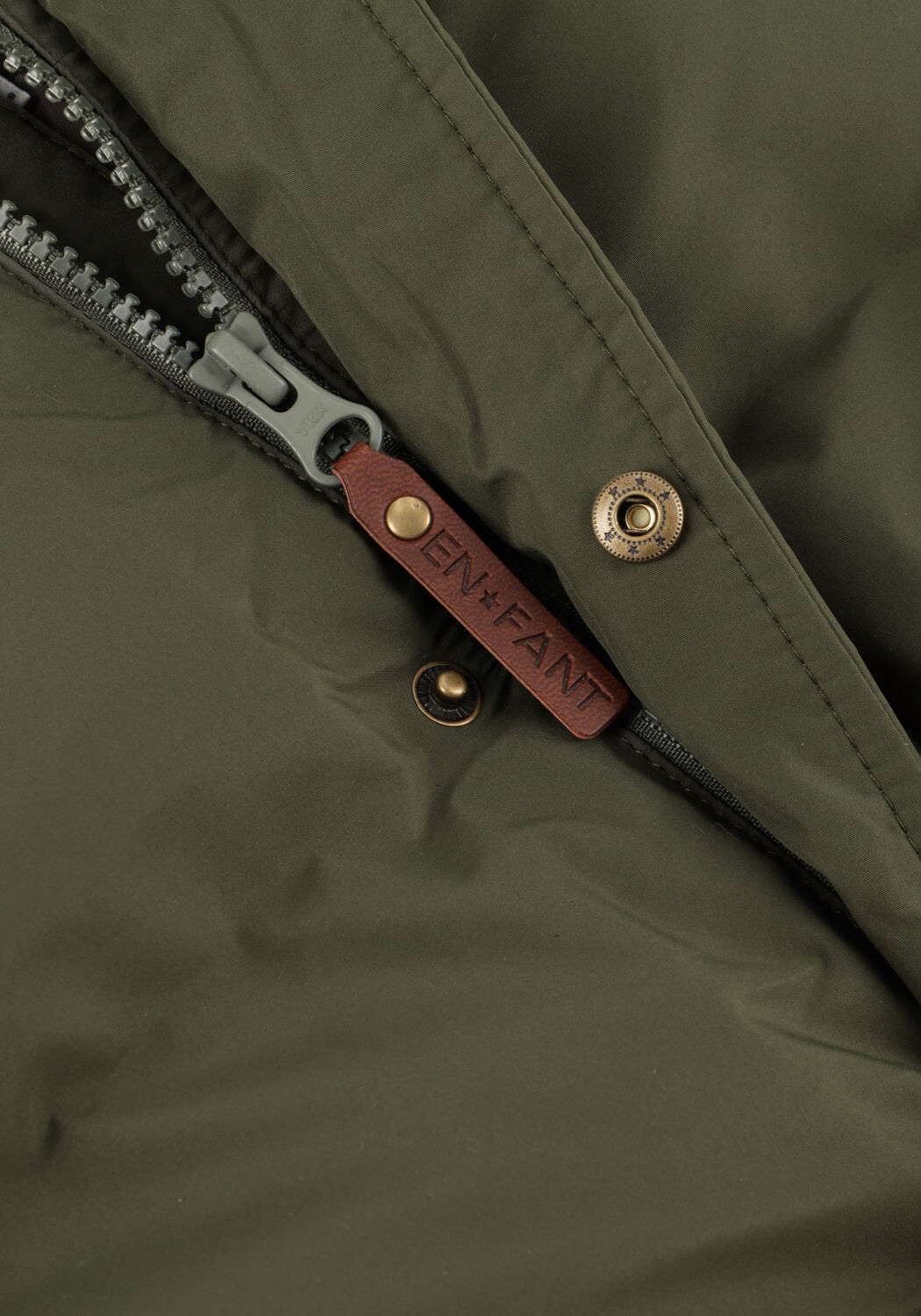 Olive ENFANT Wattierte Jack QUILTED JACKET - large