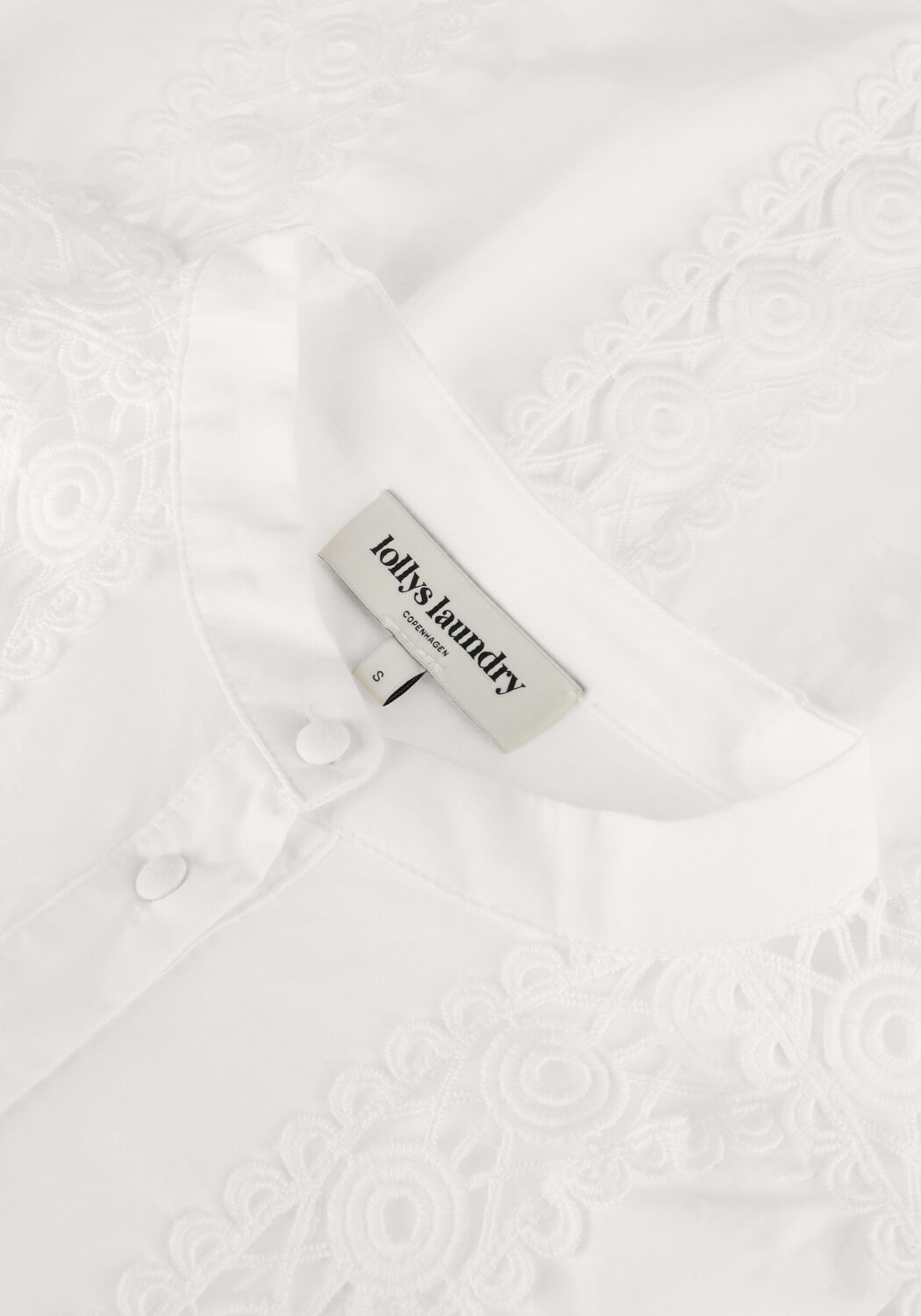 Wei&szlig;e LOLLYS LAUNDRY Blusen JUNELL SHIRT LS - large