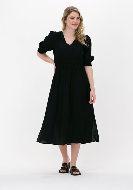 Schwarze LEVETE ROOM Midikleid MONICA 6 SHIRT - large