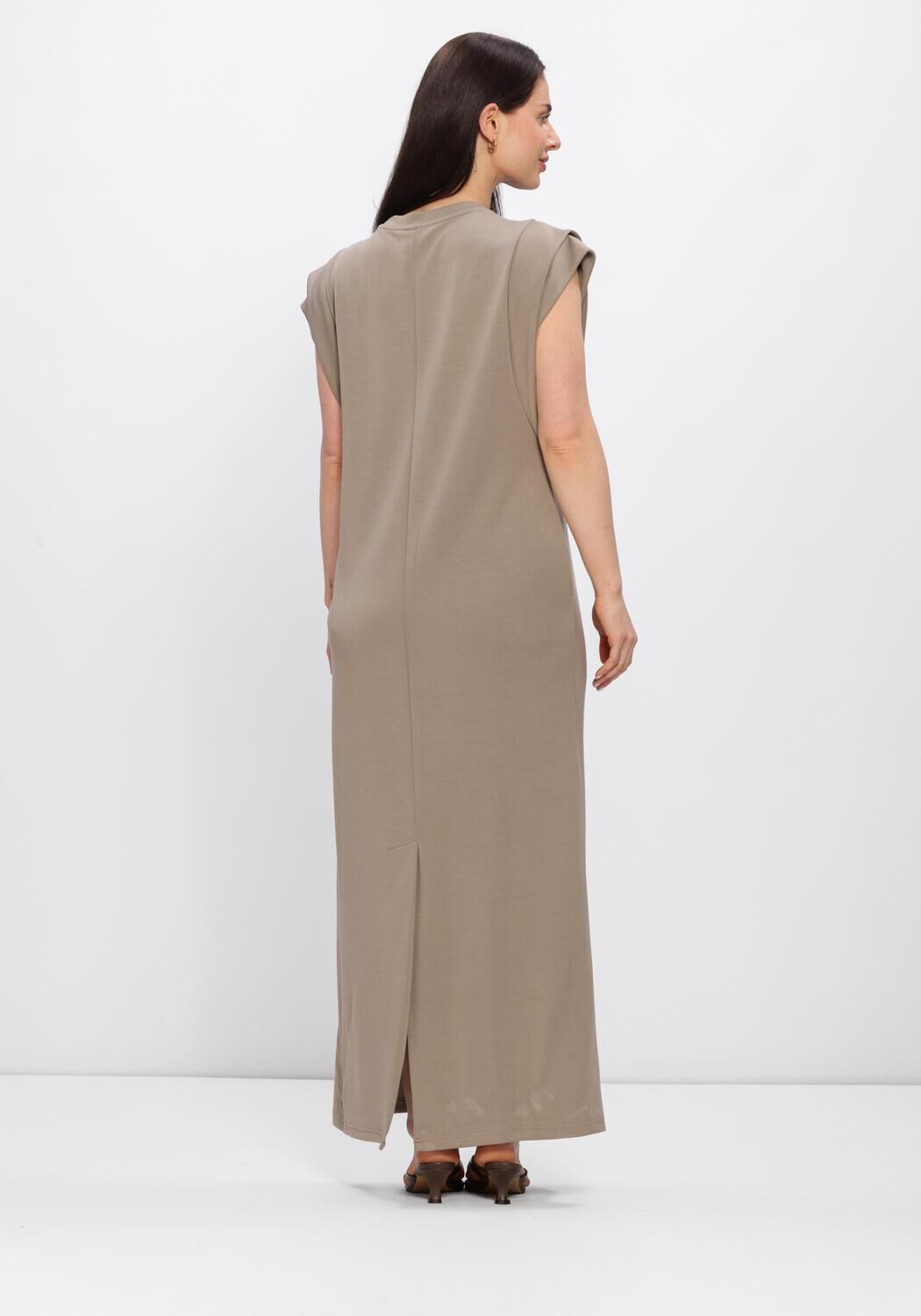 Taupe AIMEE THE LABEL Maxikleid SILVANA - large
