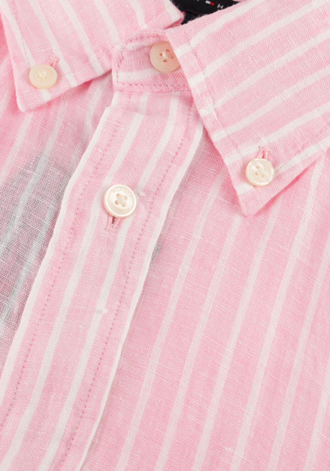 Rosane TOMMY HILFIGER Casual-Oberhemd LINEN BENGAL STRIPE RF SHIRT - large