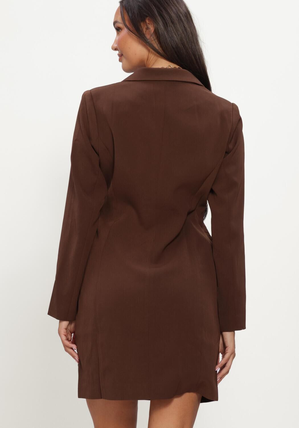 Braune YDENCE Minikleid DRESS CARMEL - large