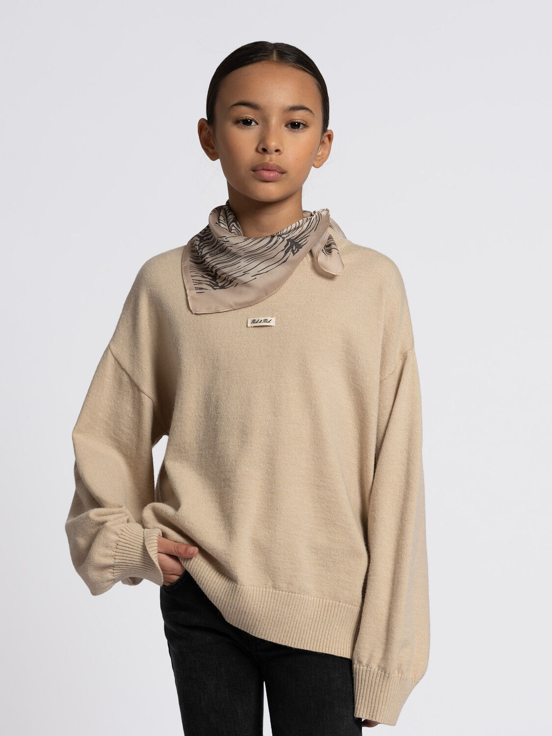 Beige NIK & NIK Pullover LIS PULLOVER - large