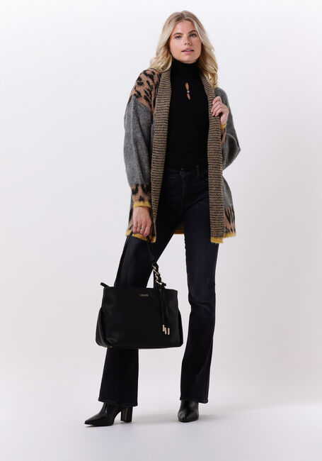 Graue LIU JO Strickjacke MAGLIA APERTA M/L GARZATA JAC - large