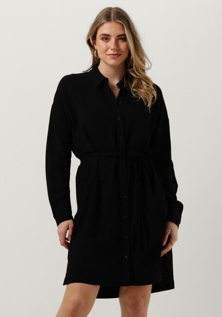 Schwarze SELECTED FEMME Minikleid SLFVIVA TONIA LONG LINEN SHIRT - large