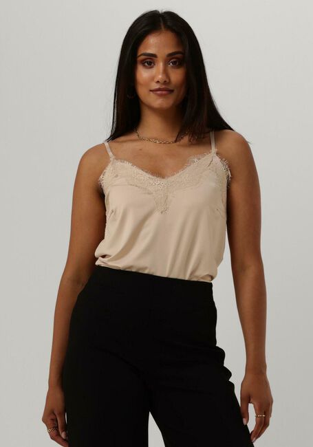 Sand CC HEART Top LACE TOP - large