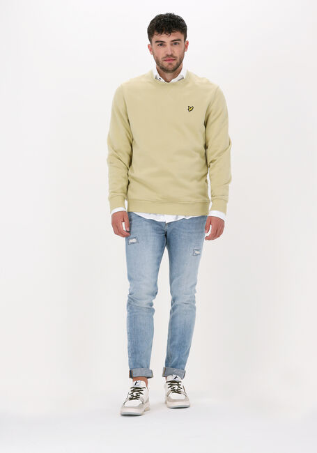 Olive LYLE & SCOTT Sweatshirt CREW NECK SWEATSHIRT - large