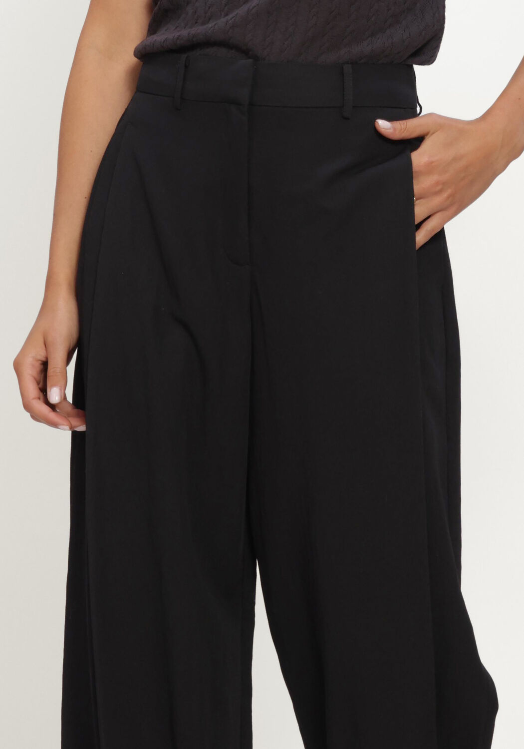 Schwarze COPENHAGEN MUSE Hosen CMTAILYN-PANTS - large