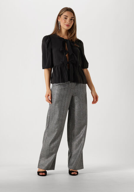 Schwarze OBJECT Blusen OBJANNI 3/4 LO TOP 136 - large