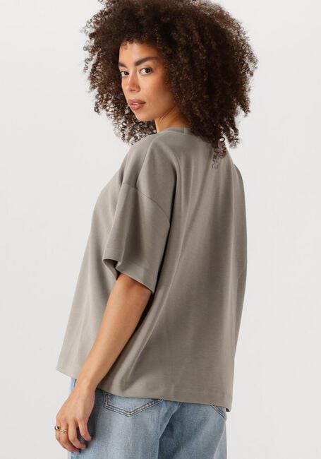 Graue MY ESSENTIAL WARDROBE T-shirt HELLEMW EMB BOXY TEE - large