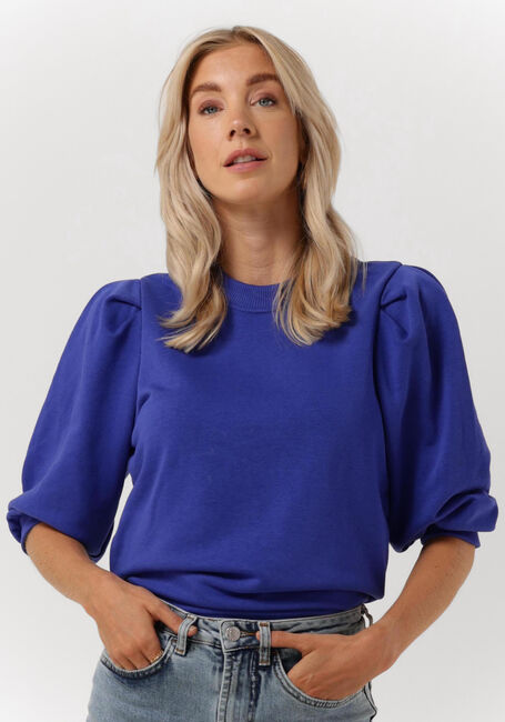 Blaue MINUS Sweatshirt MIKA 3/4 SLEEVE SWEAT - large