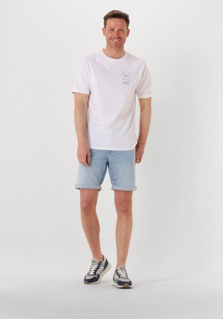 Weiße SCOTCH & SODA T-shirt REGULAR FIT LEFT CHEST LOGO T-SHIRT - large