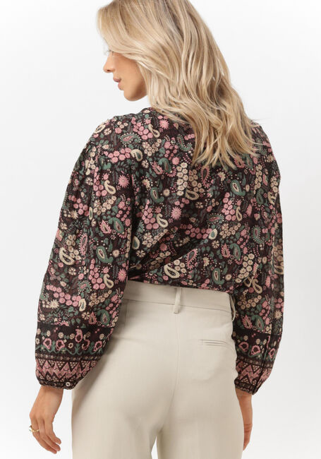 Schwarze ANTIK BATIK Blusen HELENA BLOUSE - large