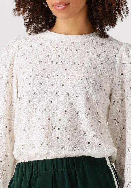 Weiße OBJECT Sweatshirt OBJLAILA L/S RE TOP NOOS - large