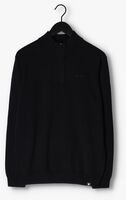 Schwarze PUREWHITE Pullover HALF ZIP WITH RIBBED COLLAR