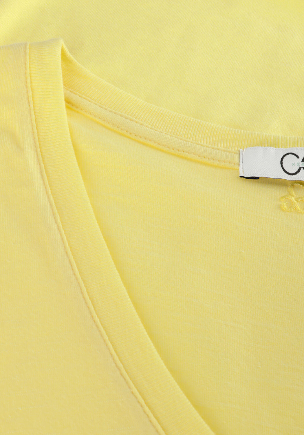 Gelbe CC HEART T-shirt BASIC V-NECK T-SHIRT - large