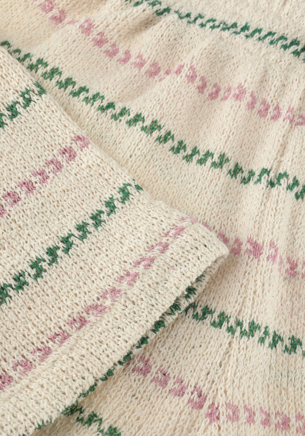 Ecru PLAY UP Kurze Hose STRIPED JERSEY SHORTS - large