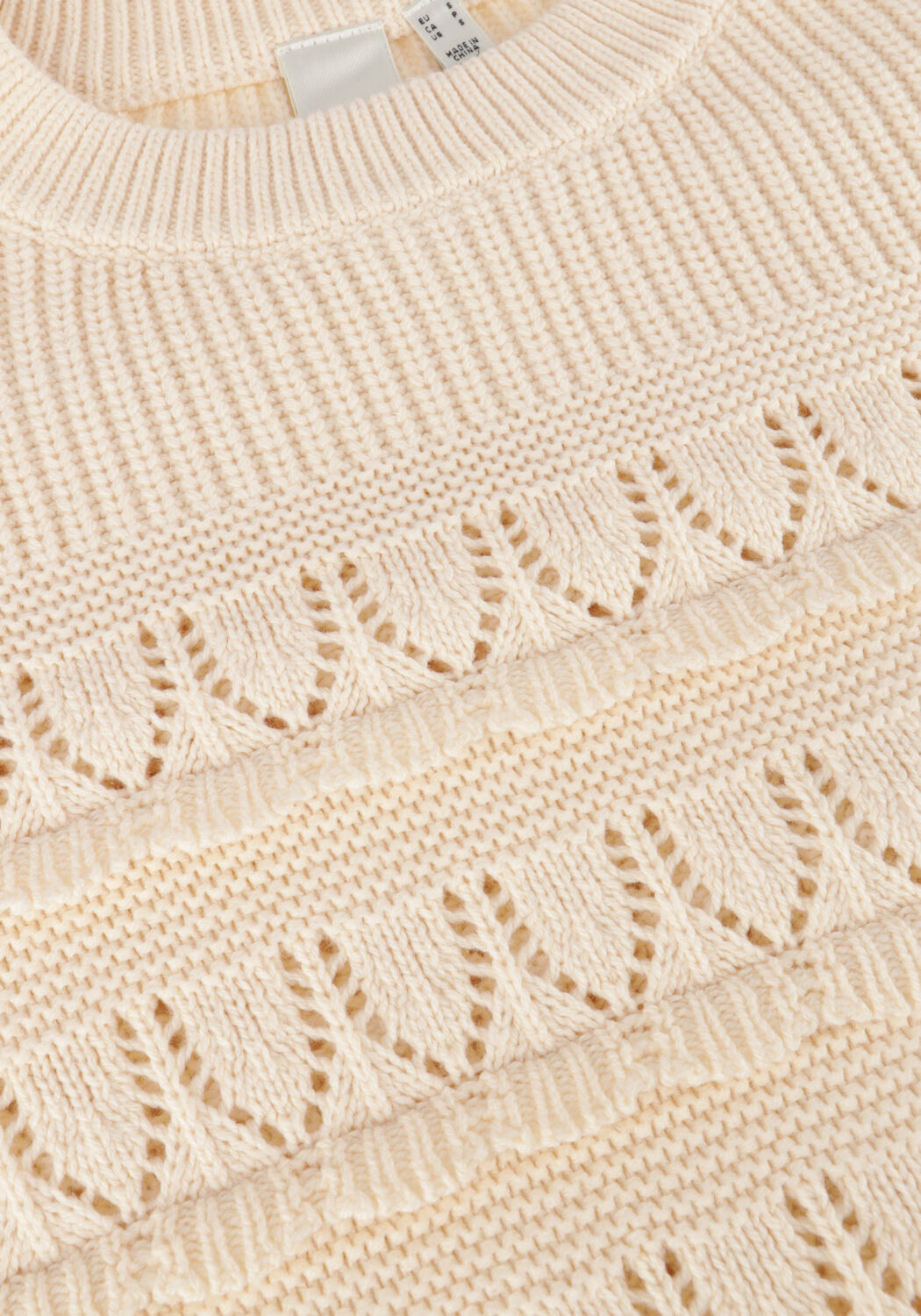 Beige Y.A.S. Pullover YASTIMU LS KNIT PULLOVER - large