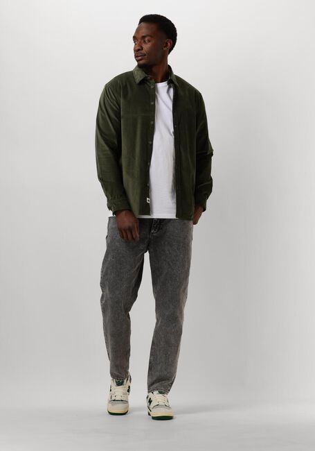 Dunkelgrün ANERKJENDT Casual-Oberhemd AKLEIF SOLID CORD SHIRT - large