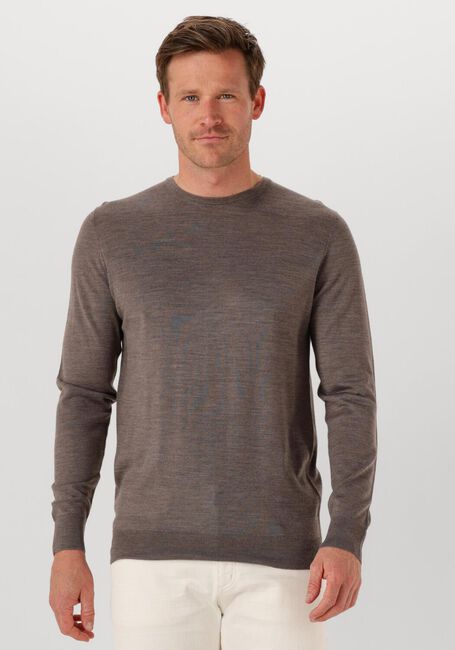 Braune PROFUOMO Pullover PULLOVER CREWNECK MERINO - large