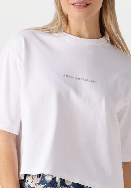 Weiße AMAYA AMSTERDAM T-shirt BAYLIE - large